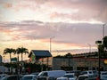 Dusk at ChiliÃ¢â¬â¢s Kahala Royalty Free Stock Photo